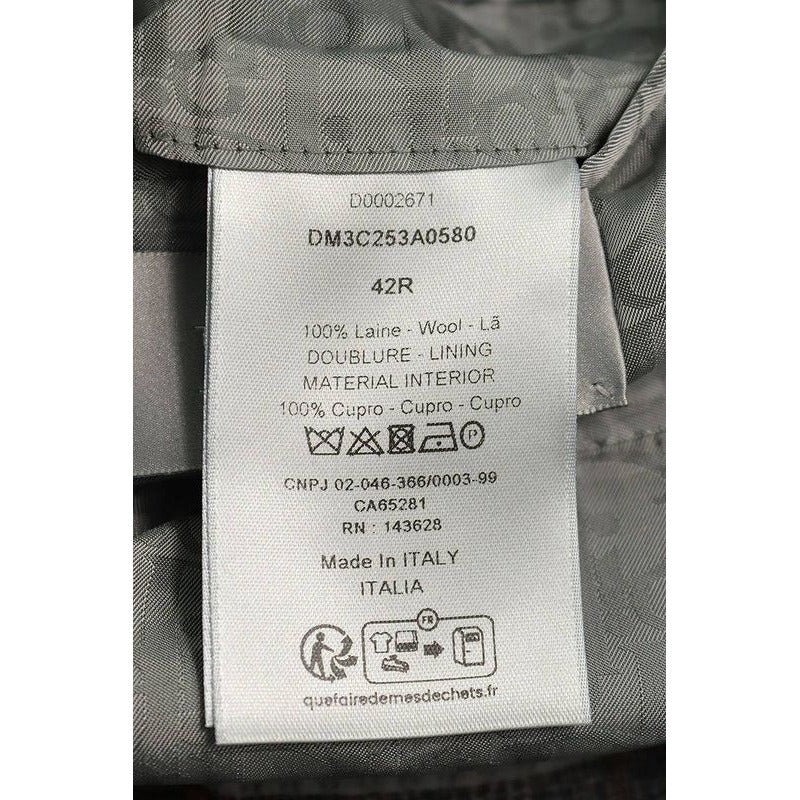 Dior Dm3 C253 A0580 Lined Oblique Check Jacket 42 — view 3