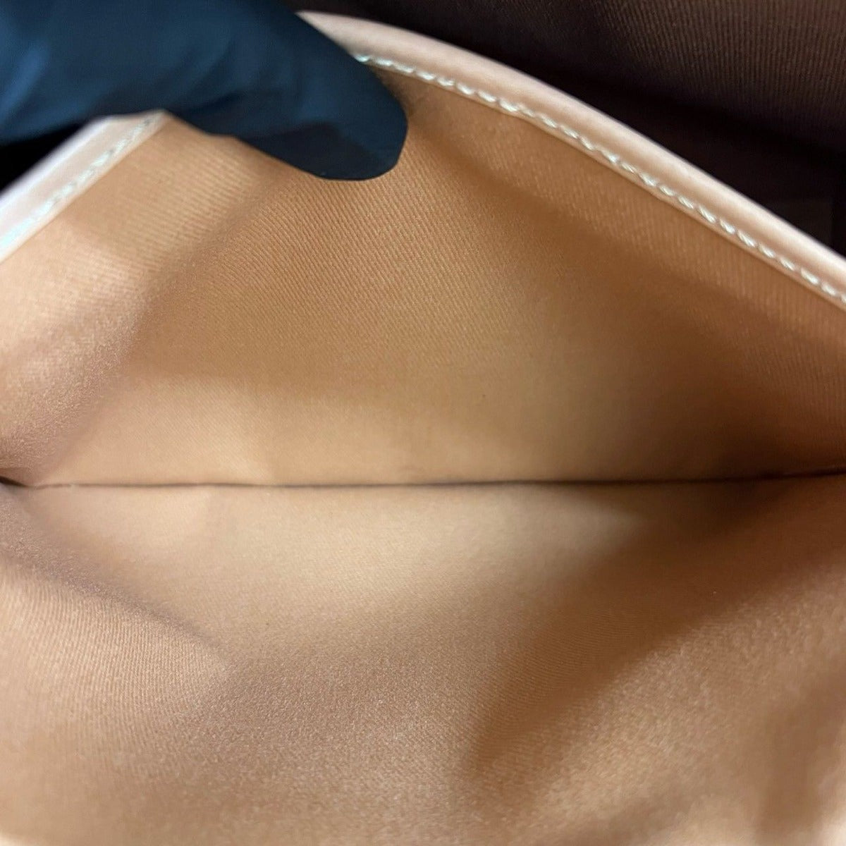 Celine Vintage Macadam Blason Pattern Leather Tote Beige — view 10