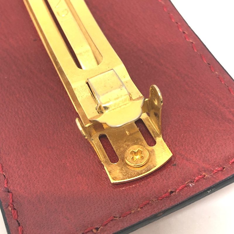 Fendi Barrette Logo Leather Red