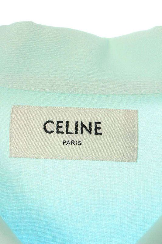 Celine 22SS 2c517357q Multicolor Short Sleeve Shirt Men's 37