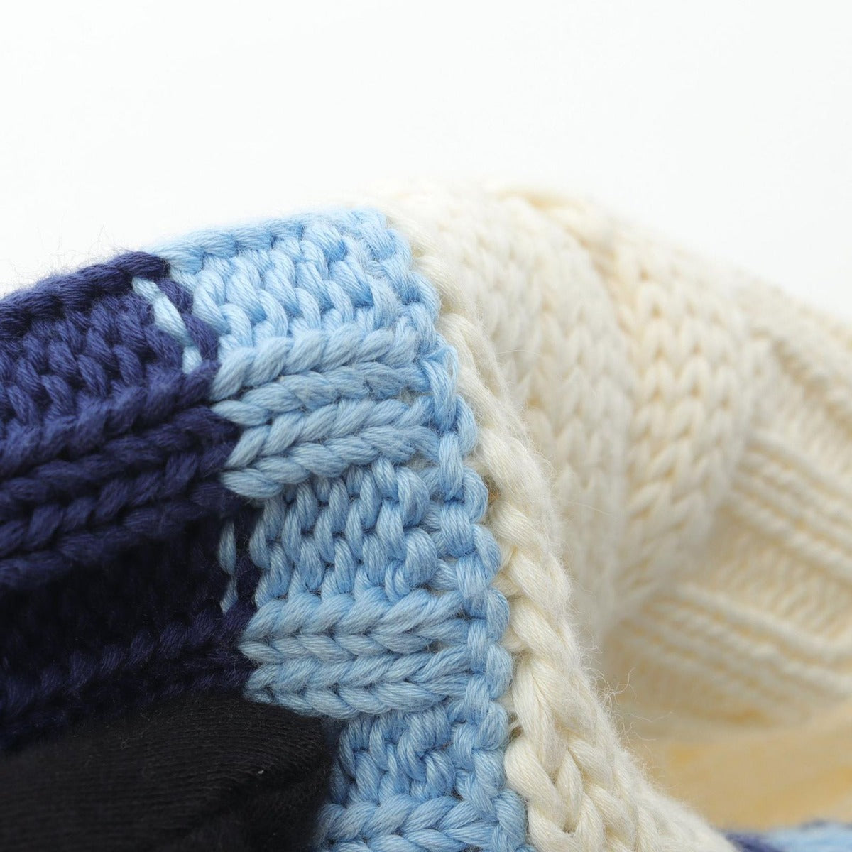 Prada Vest Knit Cotton White Blue — view 8