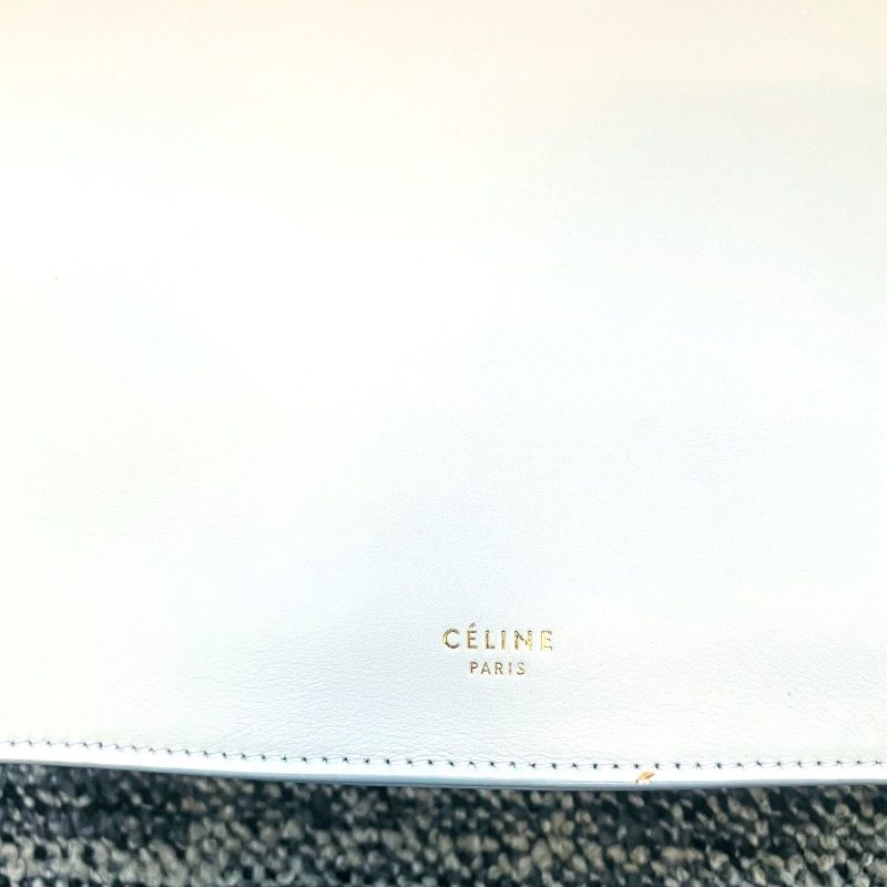 Celine Clasb Shoulder Bag Phoebe Period Gray : A2113