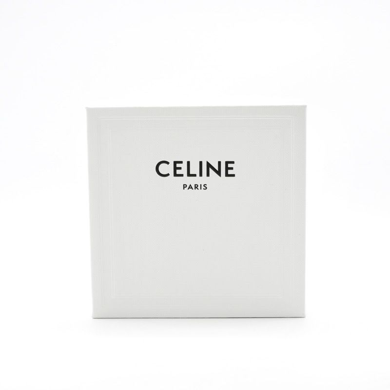 Celine Bracelet Bangle Cuff Silver Triomphe Asymmetric