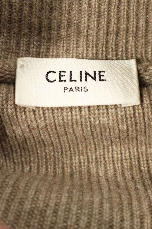 Celine 2ady9977v.18tp Cashmere Turtleneck Knit Women XS