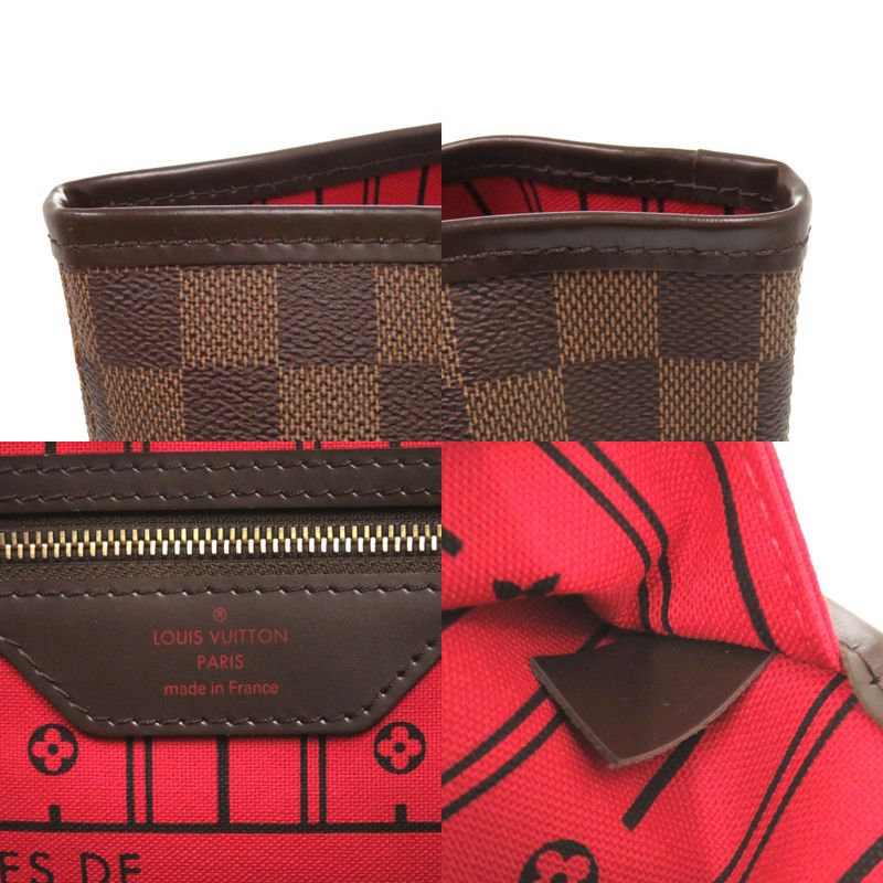 Louis Vuitton Neverfull GM Damier Ebène N51106 Tote Bag LV 0236 Louis Vuitton