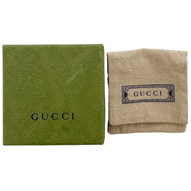 Gucci Adidas Hair Clip White Gold 702940 Excellent Condition