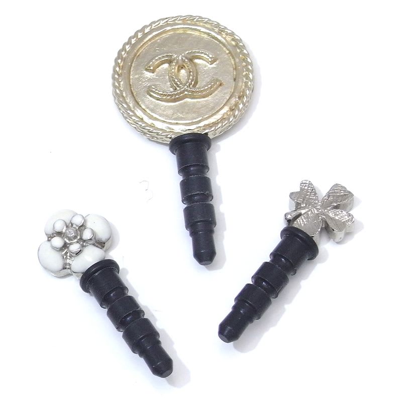 Chanel Other Motif Earphone Jack Set Of 3 Accessories