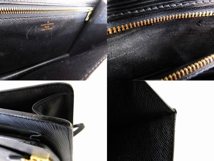 Vuitton M52122 Vi1921 - Monceau Handbag Epi Shoulder Bag Men's Black □ Louis