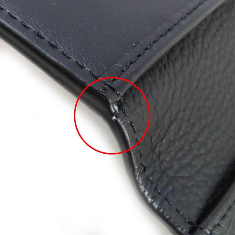 DIOR 2llch187ken DIOR Normandie DIOR Normandie Logo Leather Card Holder Card