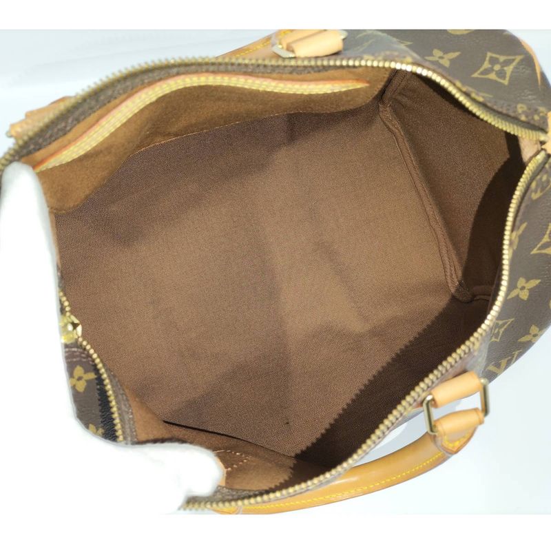 Louis Vuitton Speedy 35 Mini Boston Bag Monogram Brown M41524