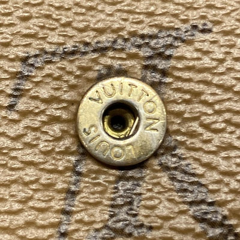 Louis Vuitton Trifold Wallet Monogram Reverse Portefeuille Dauphine Compact