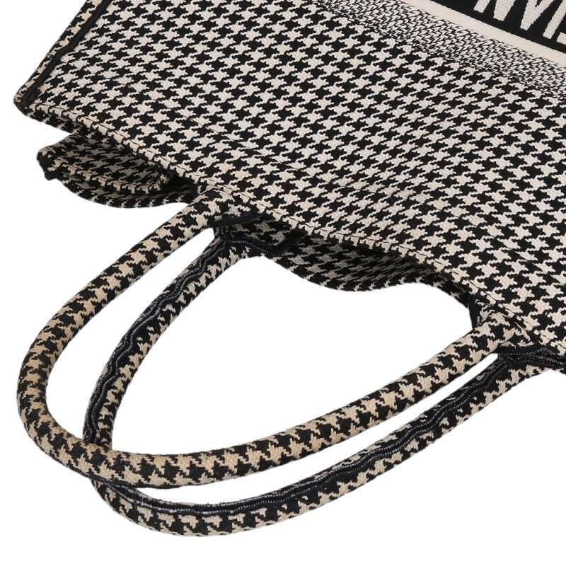 Dior BOOK TOTE Book Tote Staggered Embroidery Logo Tote Bag Men's L