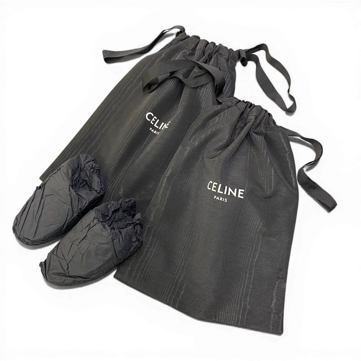 Celine Ad2 Luco Braided Loafer Triomphe 38 Brown Leather Shoes — view 10