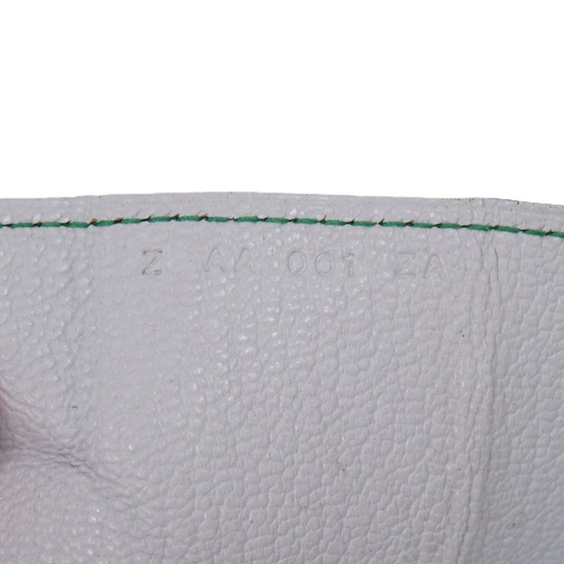 Hermes Le Van Cattle Chevre Mint Stamped Z 1921 Green Coin Case Hermes
