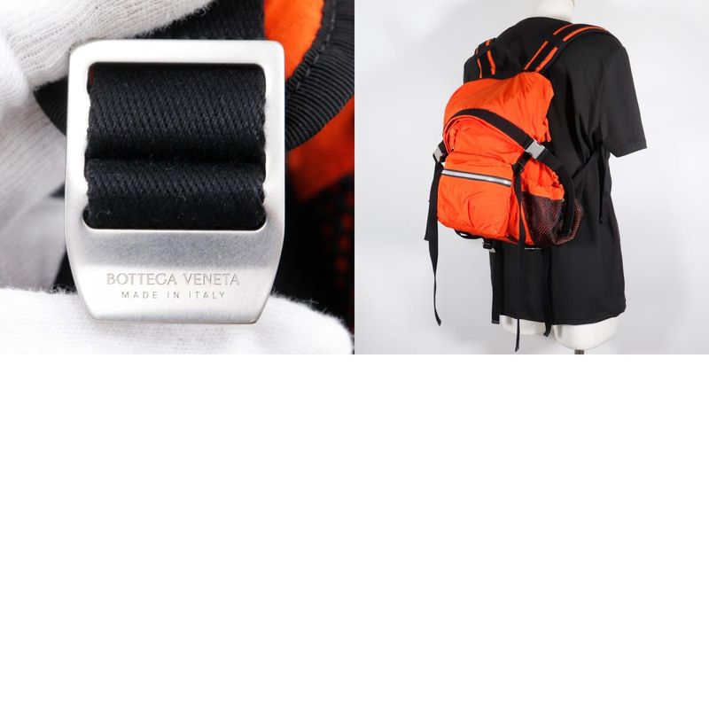 Bottega Veneta Bottega Veneta Backpack Nylon Orange Unisex Backpack/daypack