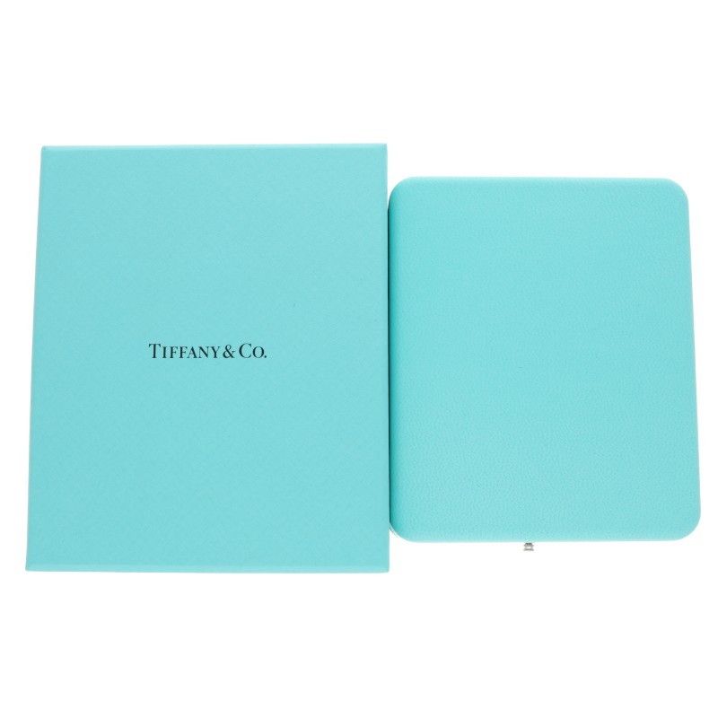 Tiffany & Co By-the-yard 18K Pink Gold Diamond Heart Necklace Men's 16inch