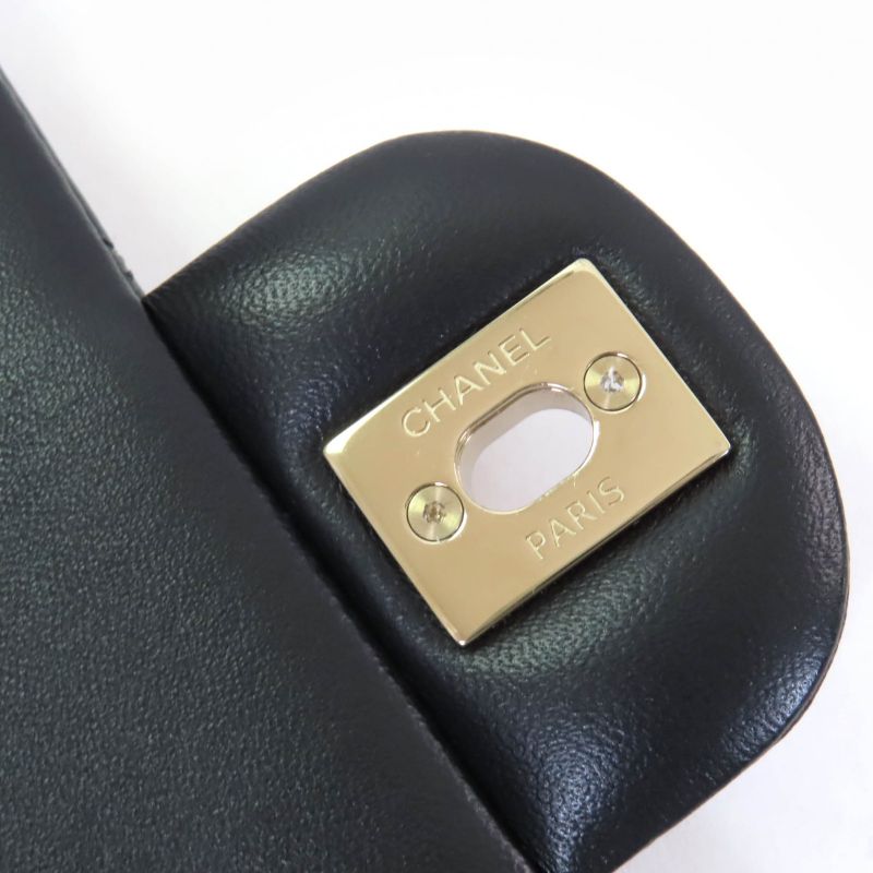 CHANEL A69900 Mini Matelasse 20 Lambskin Random Serial Chain Shoulder Bag Black