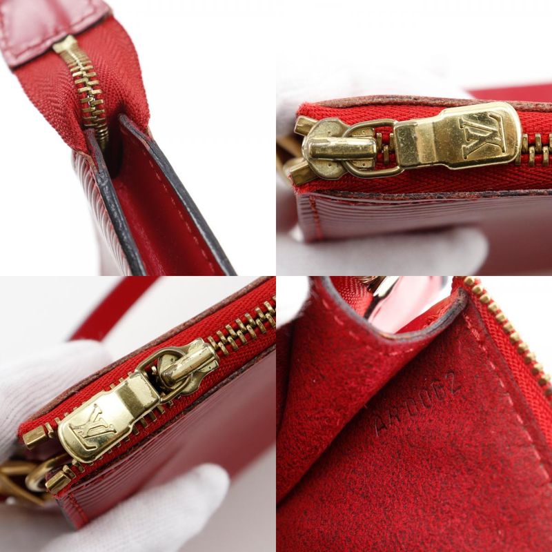 Louis Vuitton Pochette Accessoire Accessory Pouch M52947 Epi Leather Castilian