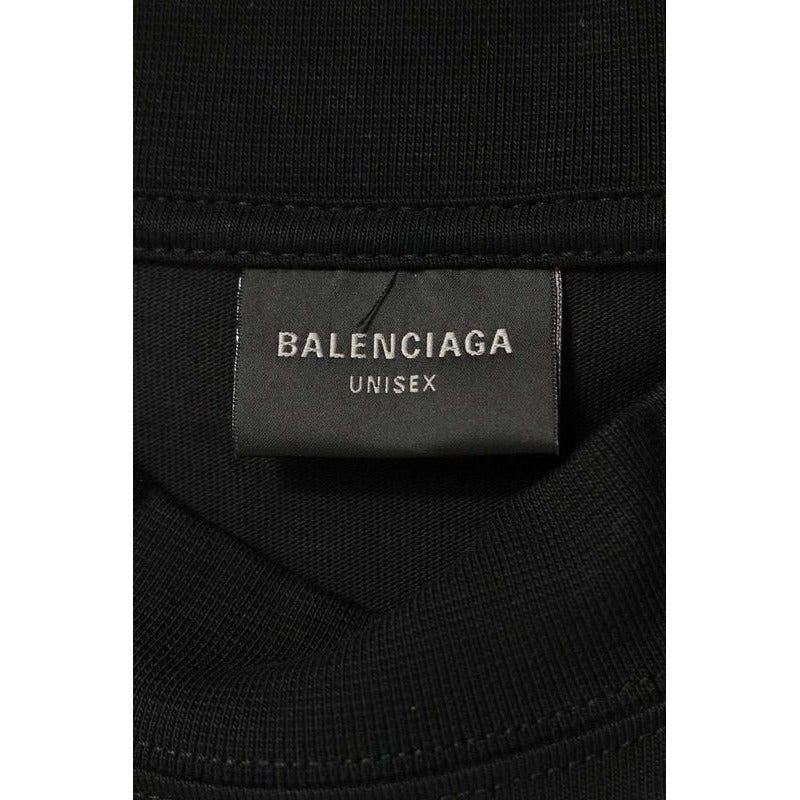 Balenciaga Trvl5 Paris Strass Rhinestone Oversized T-Shirt Men 1 — view 3