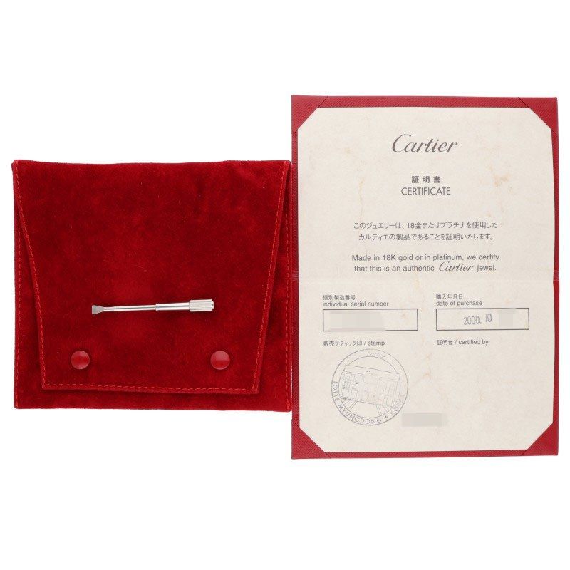 Cartier LOVE Bracelet Love Bracelet 18K White Gold Full Diamond Bracelet Men's