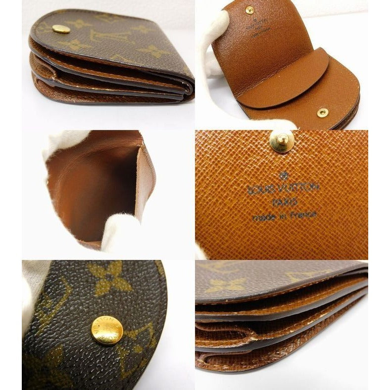 Louis Vuitton Ct1002 Coin Case Porte Monet Gouge Monogram Purse Wallet — view 4