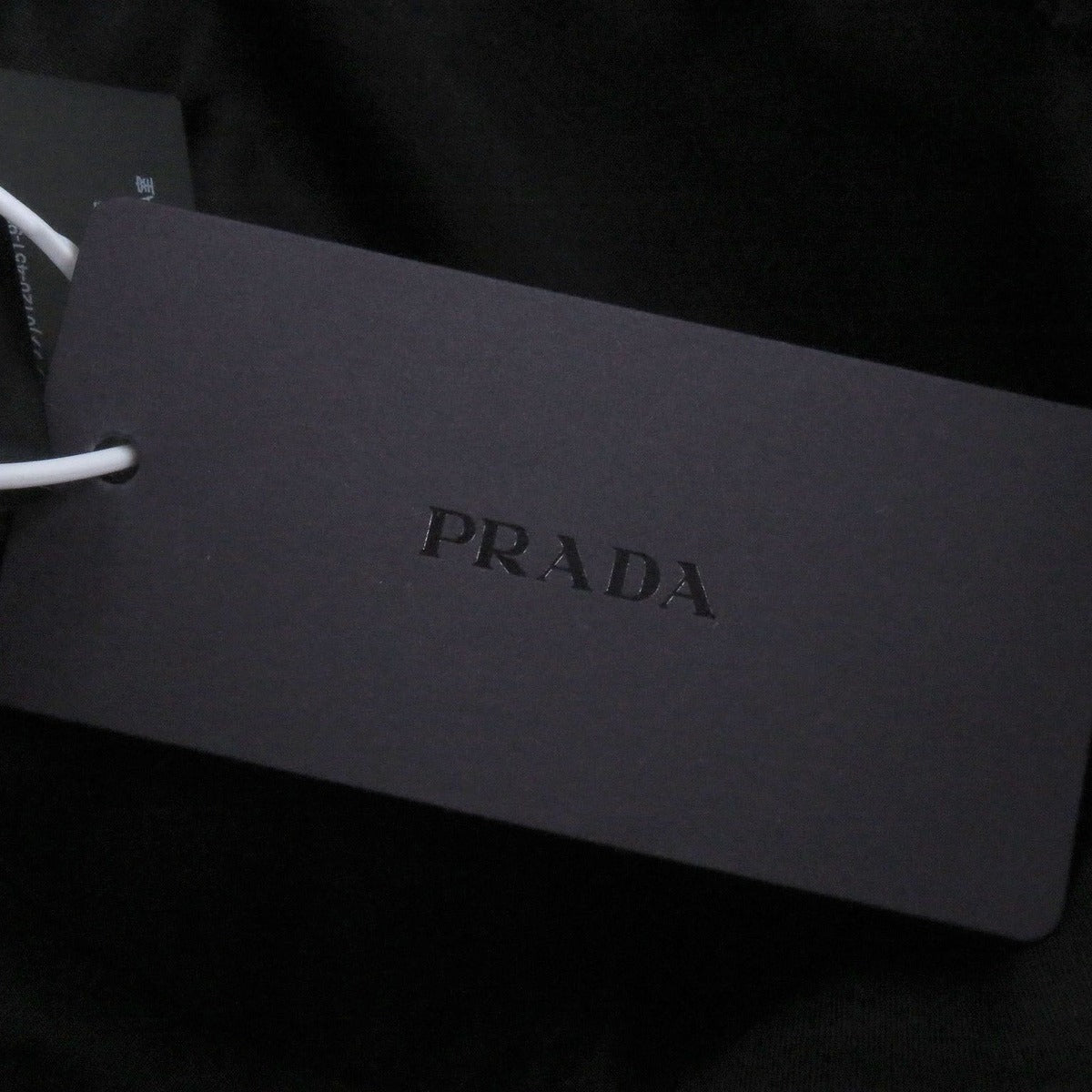 Prada Triangle Logo Plate Re-Nylon Bucket Hat Black S — view 10