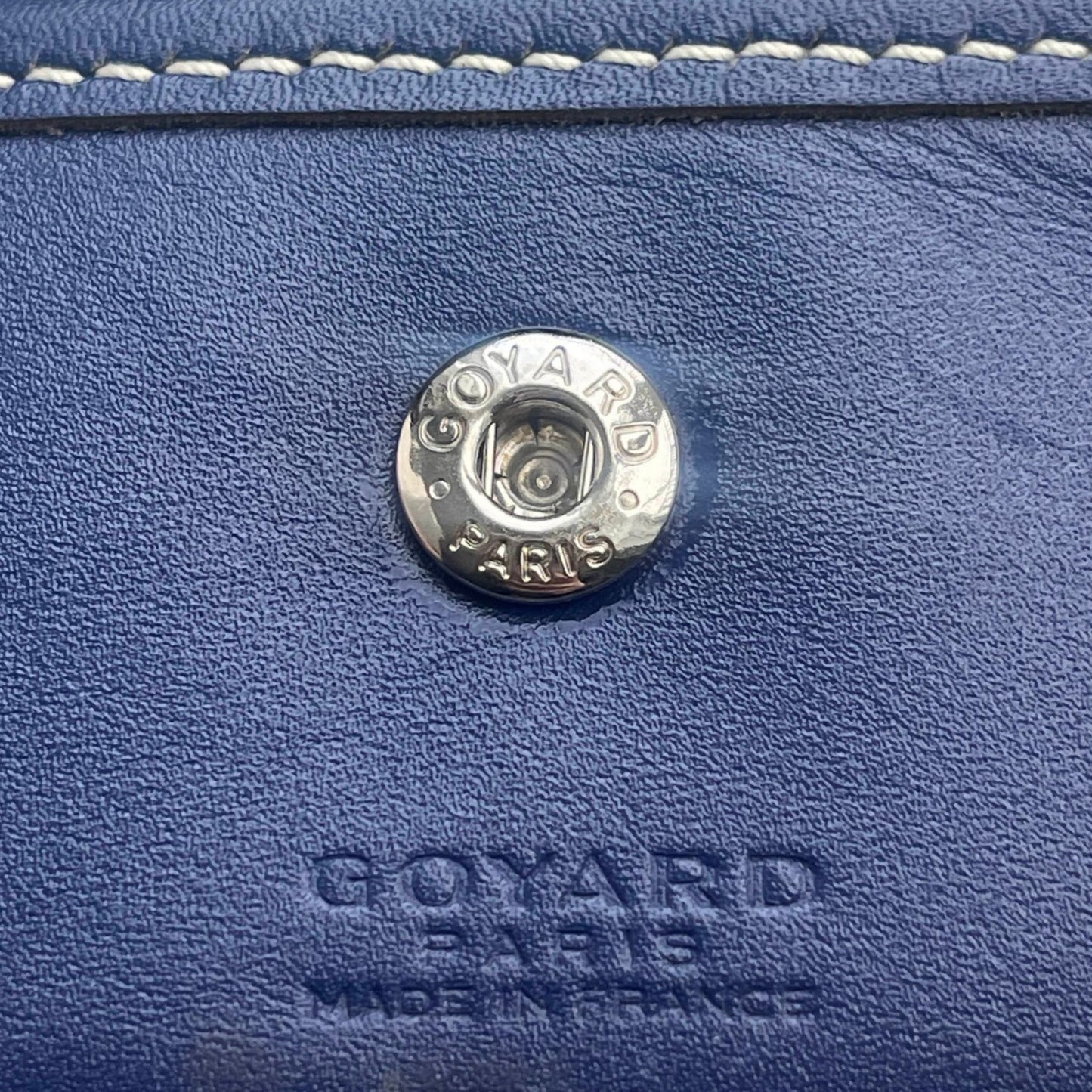 Goyard Saint Louis GM Blue St Louis Shoulder Tote Bag Pouch Purse
