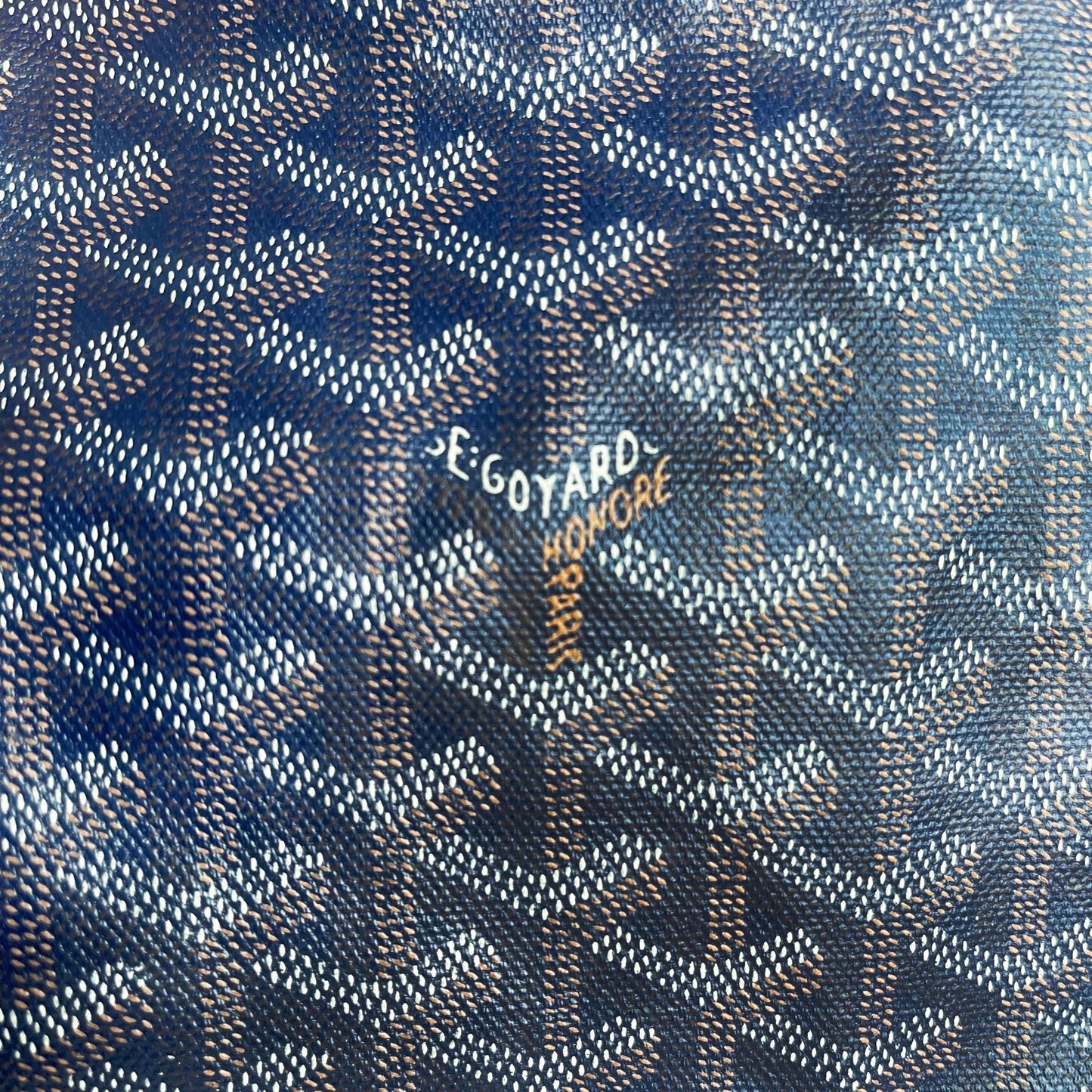 Goyard Saint Louis GM Blue St Louis Shoulder Tote Bag Pouch Purse