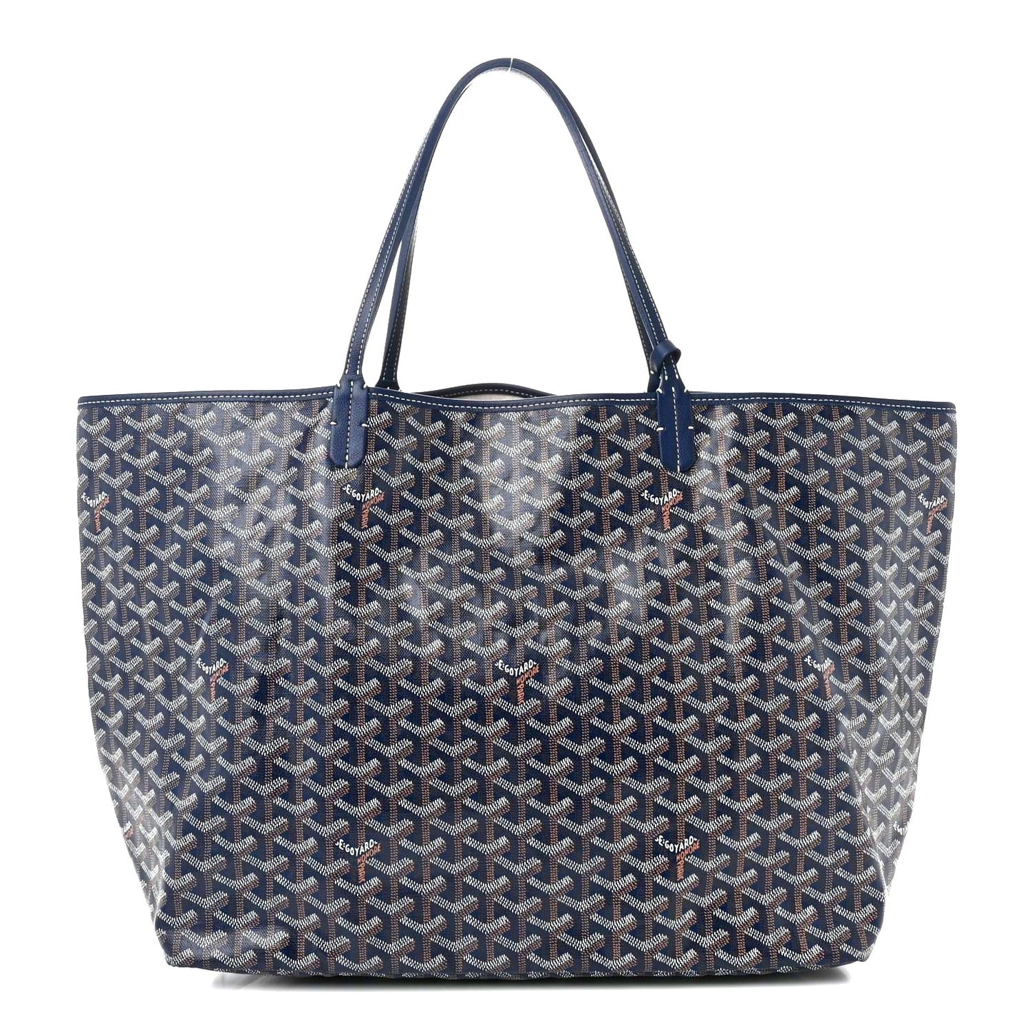Goyard Saint Louis GM Blue St Louis Shoulder Tote Bag Pouch Purse