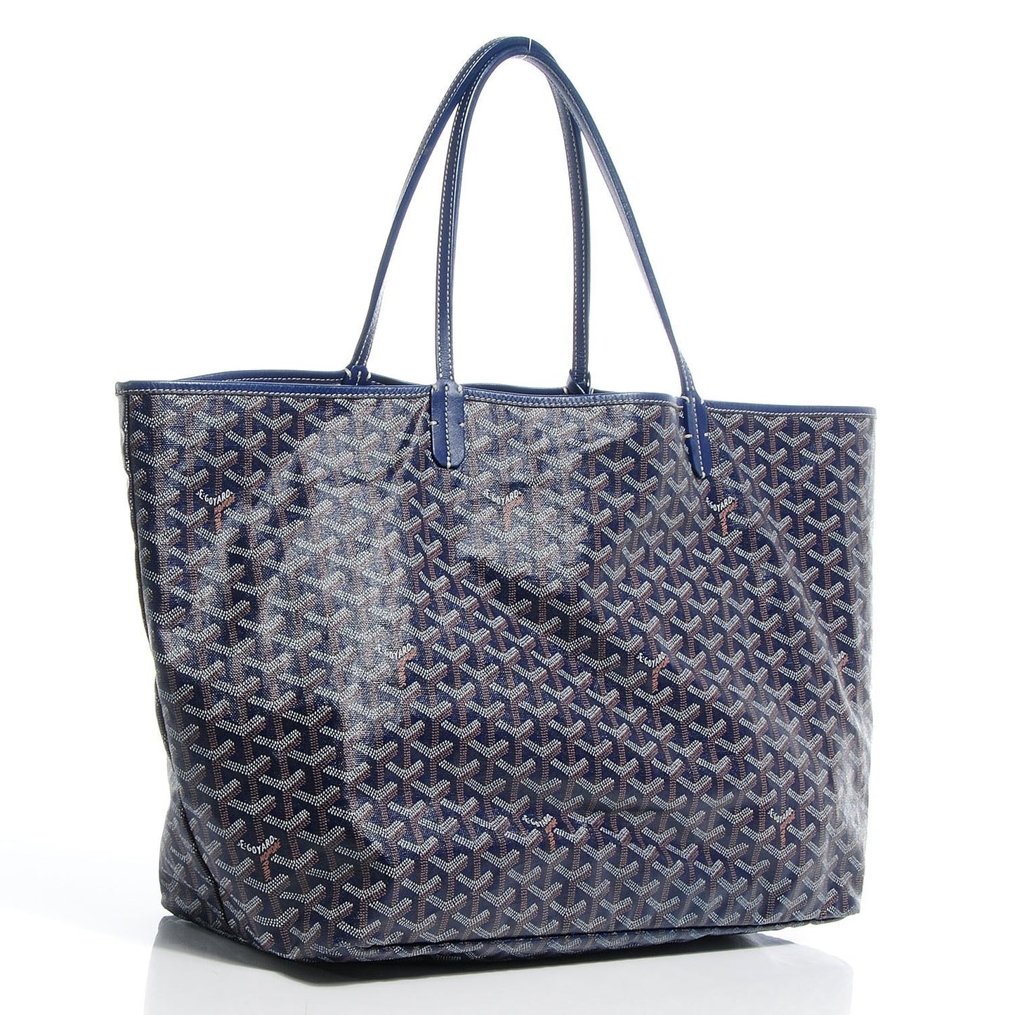 Goyard Saint Louis GM Blue St Louis Shoulder Tote Bag Pouch Purse