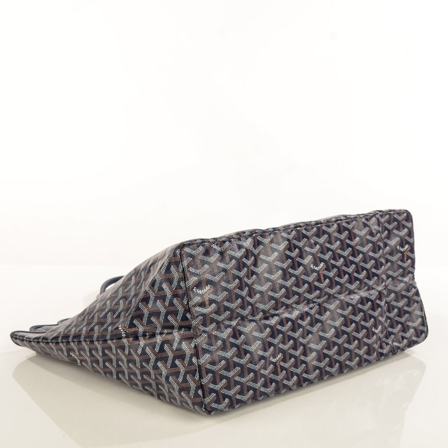 Goyard Saint Louis GM Blue St Louis Shoulder Tote Bag Pouch Purse