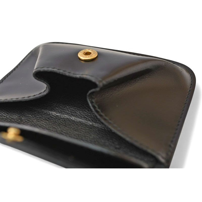 Gucci Coin Case Purse Wallet Vintage Leather Black 030 2091 — view 7