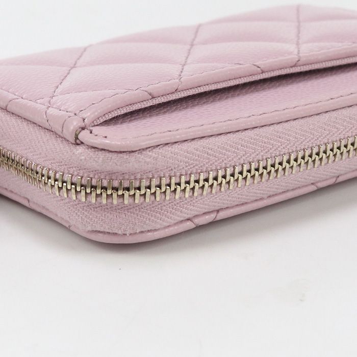 Chanel Zip Coin Purse Matelasse Ap0216 Coin Purse Caviar E5h83eg4 Women