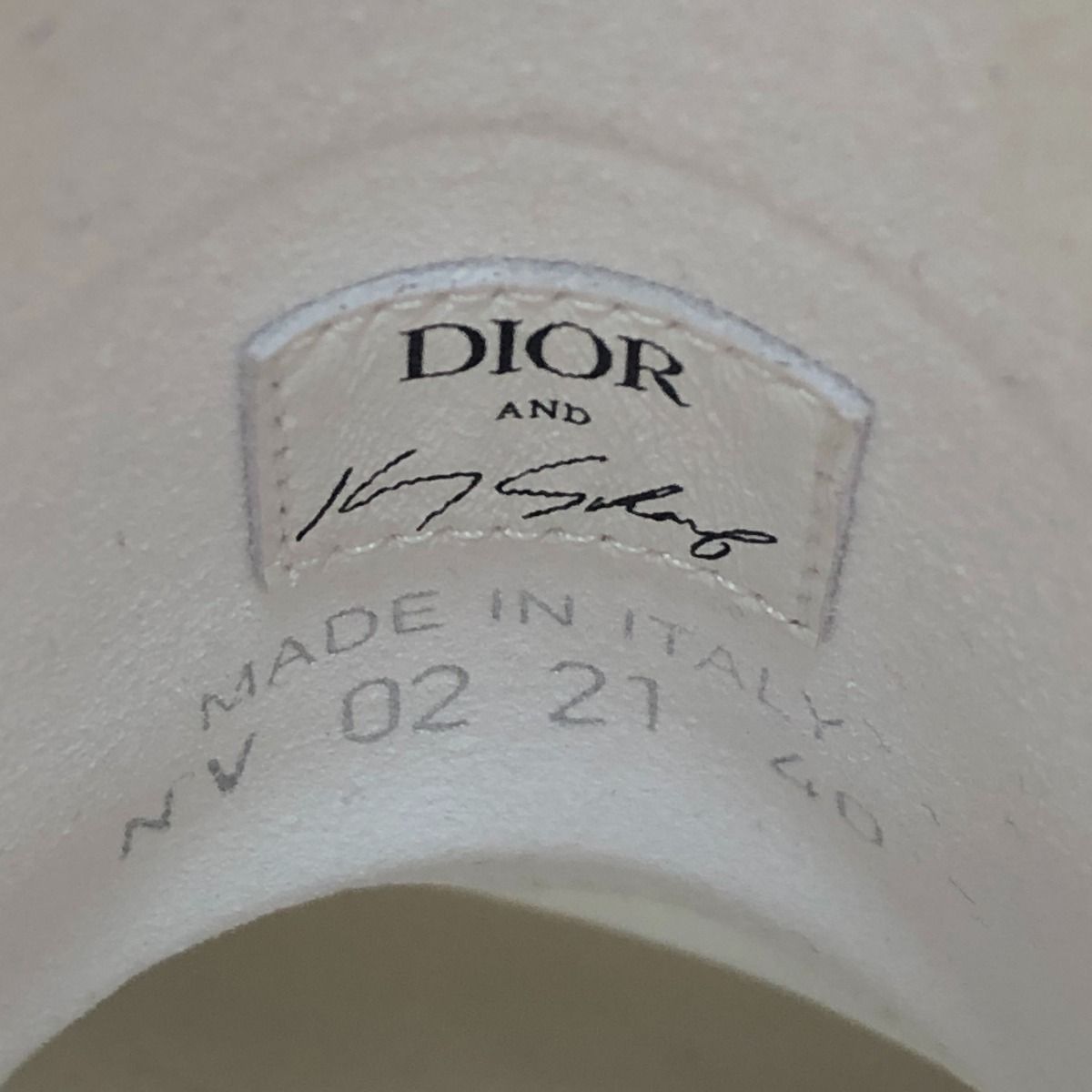 Christian Dior Shoes Sneakers High Cut Sneakers 40 Kenny Scharf White