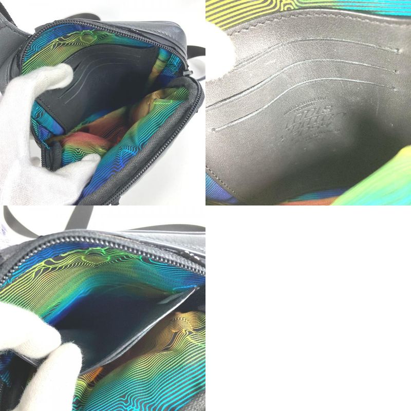 Louis Vuitton Shoulder Bag Asymmetrical Sling Bag M68773 Leather Black