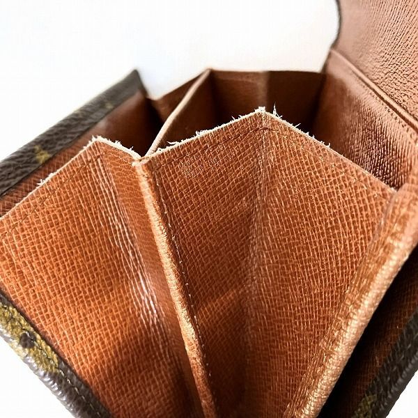 Louis Vuitton Monogram Porte Monebier M61660 W Hook Wallet Trifold Wallet Unisex