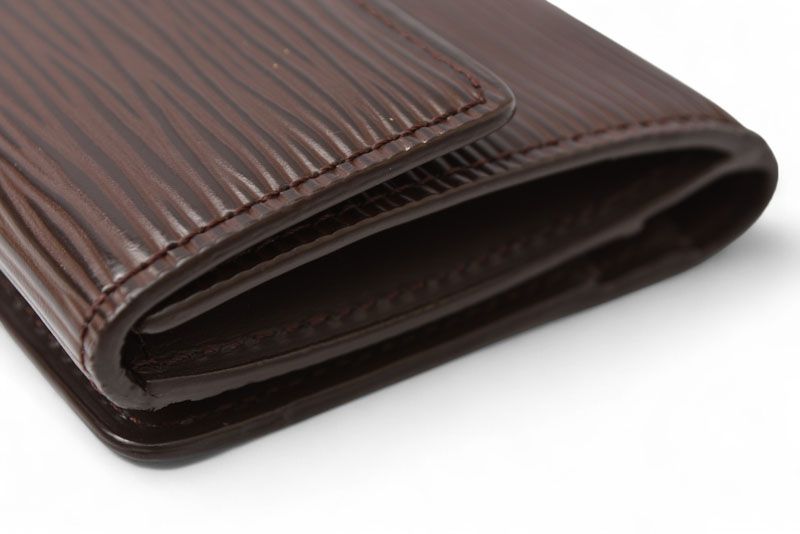 Louis Vuitton Coin Case Card Case Louis Vuitton Mini Wallet Ludlow Epi Mocha