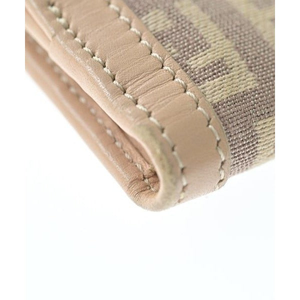 Fendi Wallet Coin Case Beige Brown — view 6