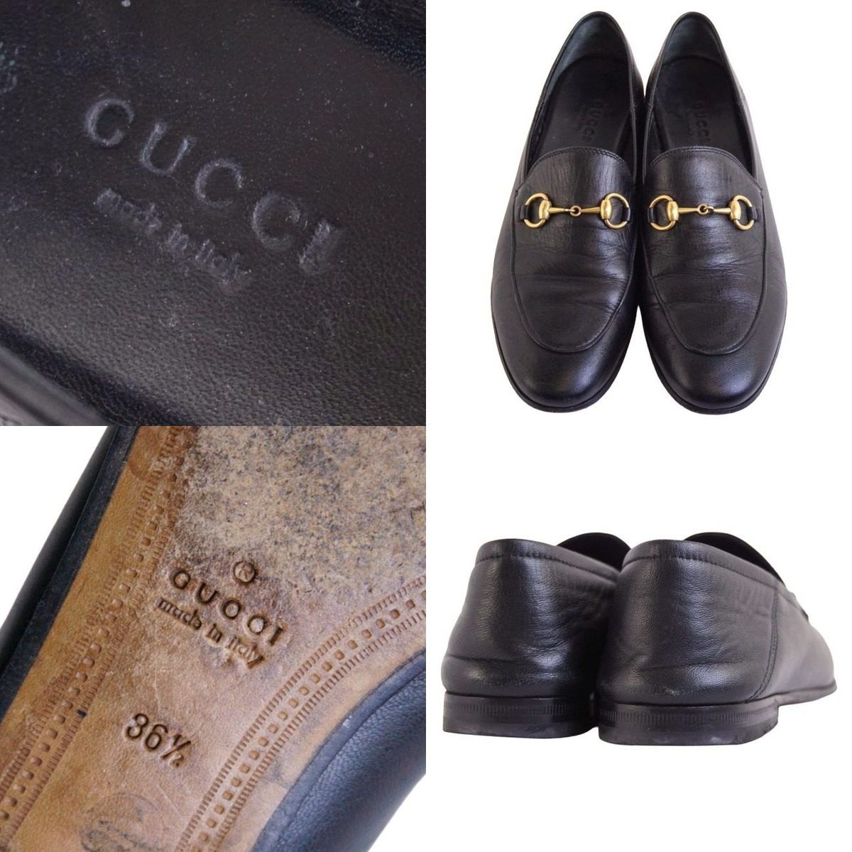 Gucci Loafers Moccasins Horsebit Leather Shoes — view 9