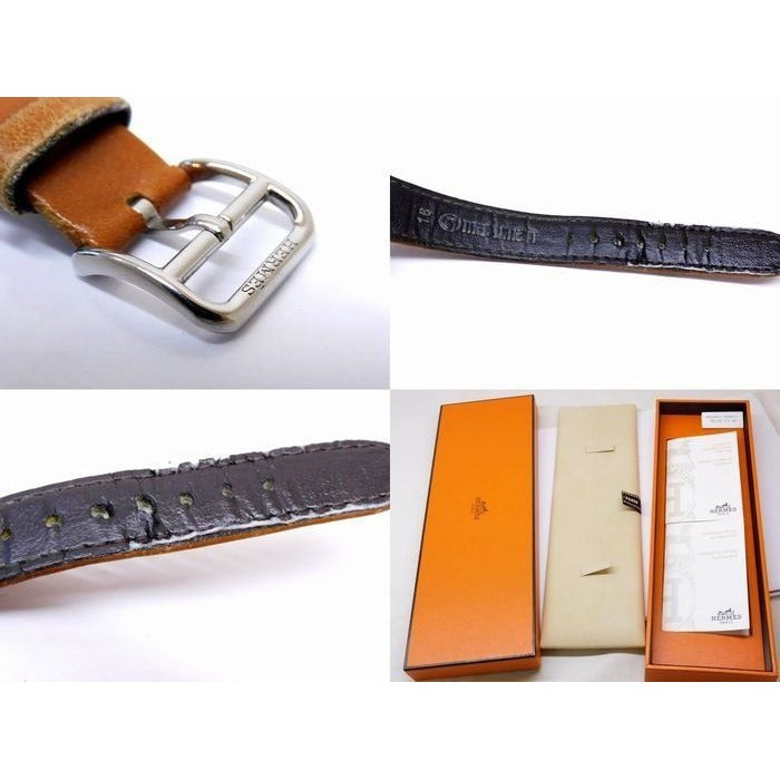 Hermes Watch Clock Stainless Steel Quartz 6K — view 5