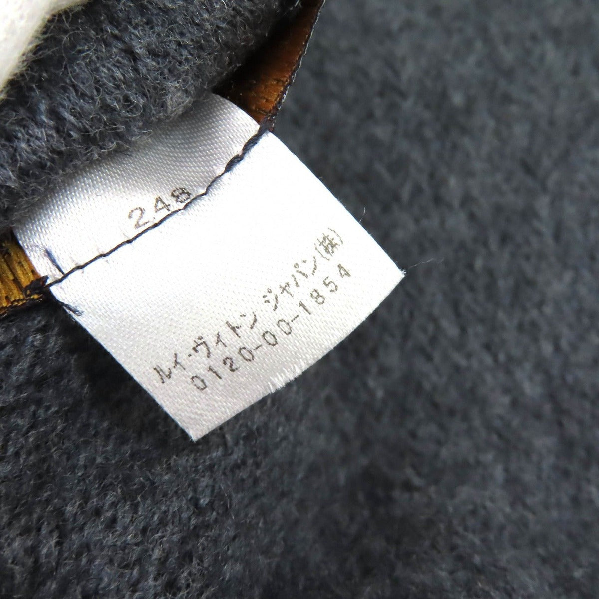 Louis Vuitton Monogram Gradient Cashmere Wool Scarf Noir Black — view 7