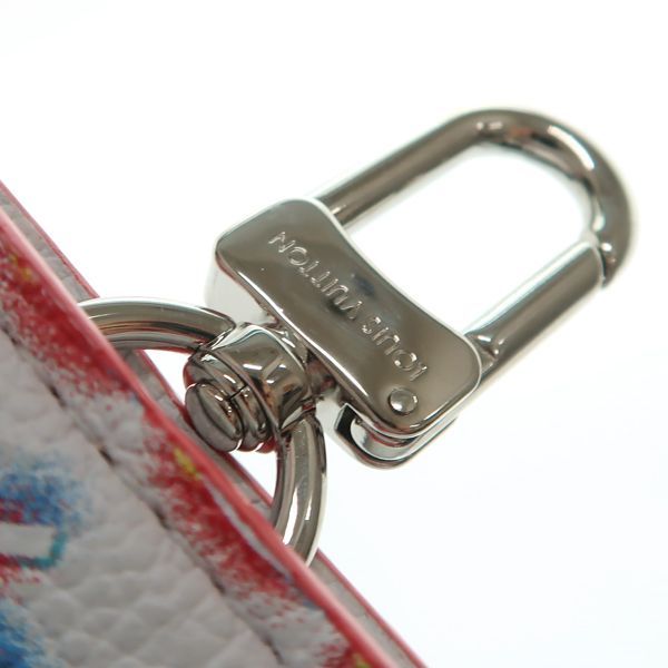 Louis Vuitton Double Zipped Card Holder M81430 Damier Spray RFID Coin Case