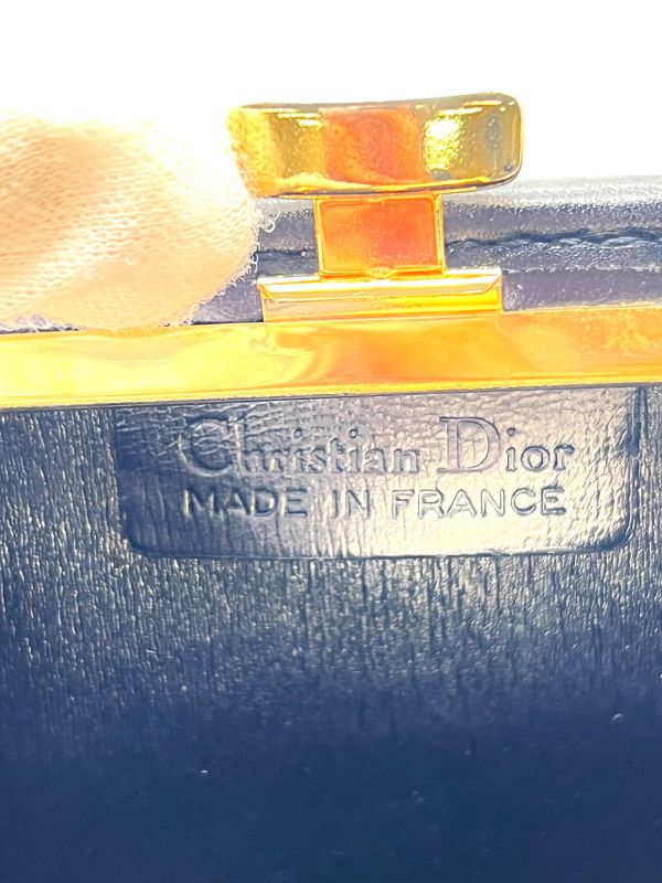 Christian DIOR Coin Case Wallet Coin Purse Trotter 36bs169