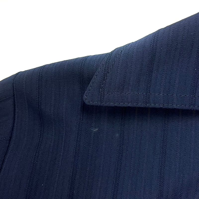 Celine by Phoebe Philo 17aw Short Sleeve Belted Jacquard Dress 2 6ai7 196b Blue