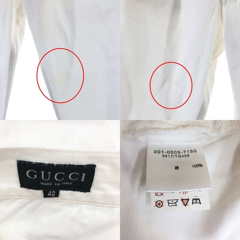 00 Gucci Bottom Size 40 White