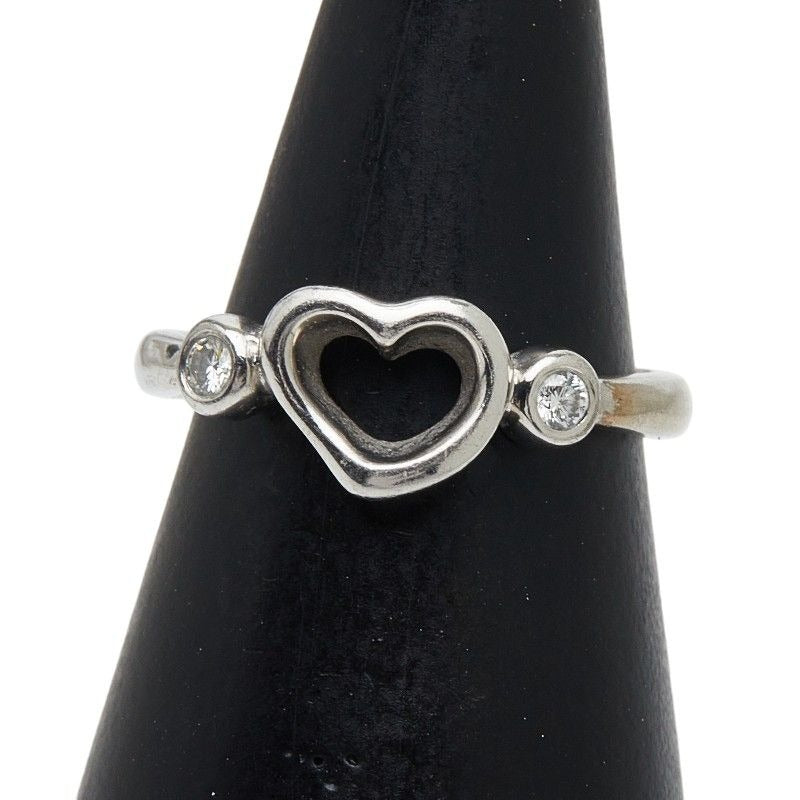 Tiffany & Co. Open Heart Diamond Platinum