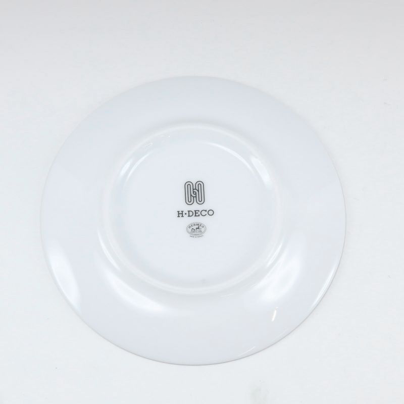 Hermes Ashe Deco H Deco 14cm (5.51in) 2 Plates Porcelain _ Tableware