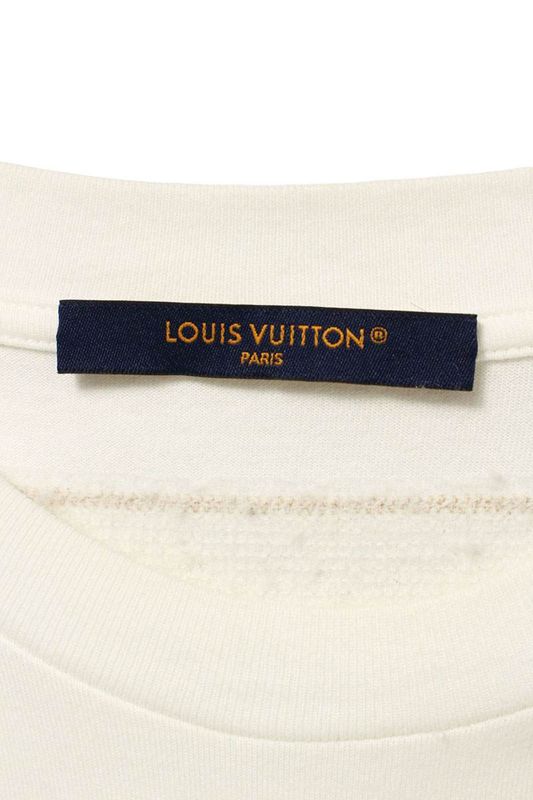 Louis Vuitton 23AW Rm232m NPG Hpy35w Embroidered Beaded Cotton T-shirt Men's XL