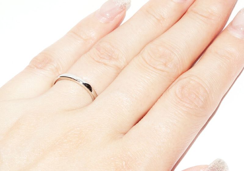 Cartier Ring Pt950 Ballerina Wedding Ring Width 2mm (008in) B40928