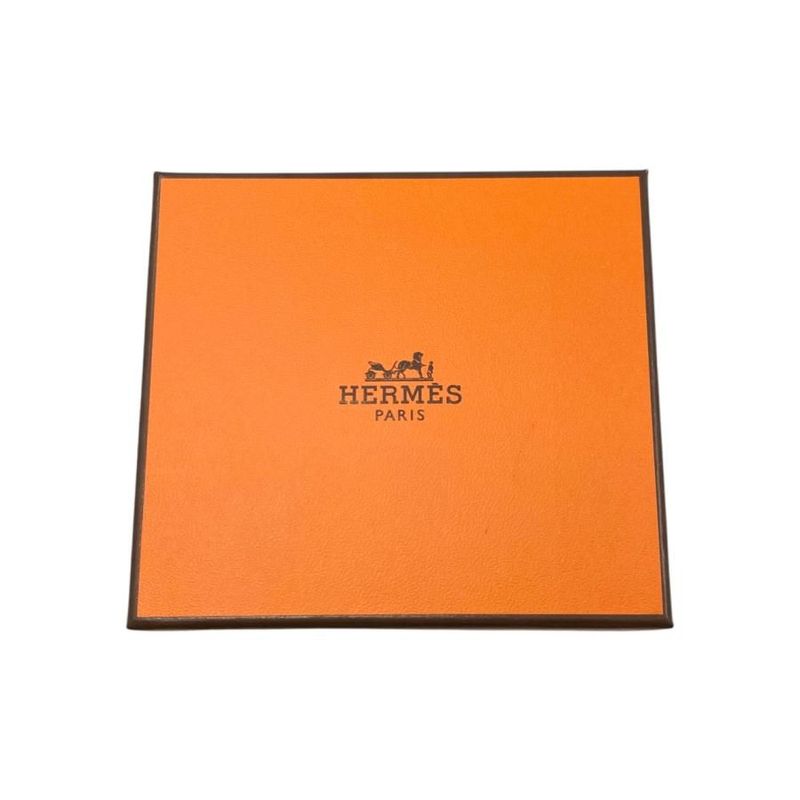 Hermes Coin Case Bastia W Engraved Verso Vertigo Jeanne Milton Green Yellow